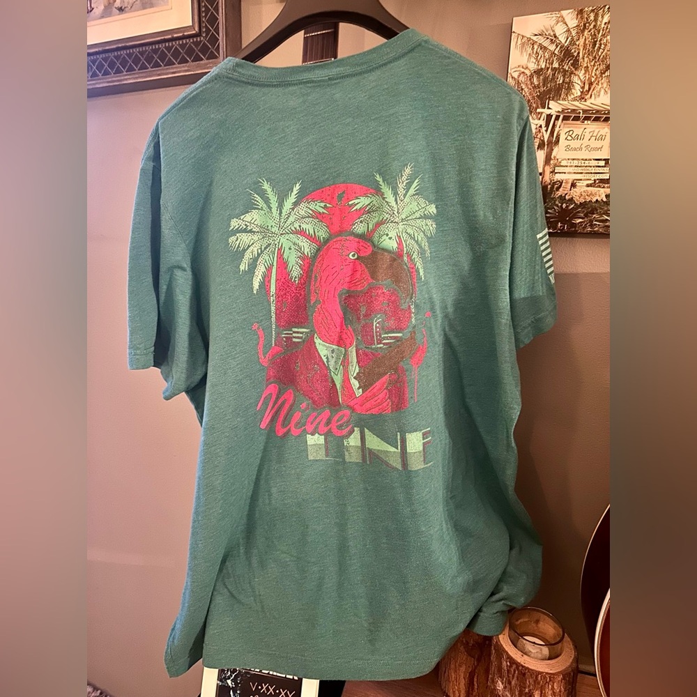 Nine Line Green Men's T-Shirt